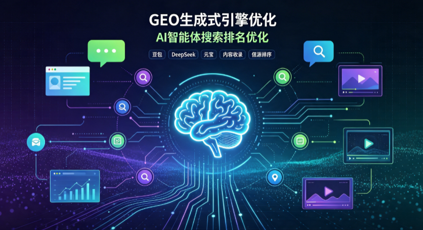 爱辉区GEO 浪潮来袭：生成式引擎优化崛起，创作者争抢豆包、DeepSeek、元宝智能体流量入口